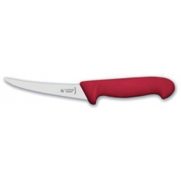 Nůž vykosťovací prohnutý, délka 13 cm, barva červená