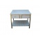 Pracovní nerezový stůl (2x šuplík, 1x police), rozměr (šxhxv): 1400 x 800 x 900 mm