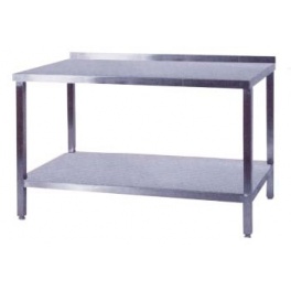 Pracovní stůl nerezový s policí, rozměr (šxhxv): 1000 x 600 x 900 mm
