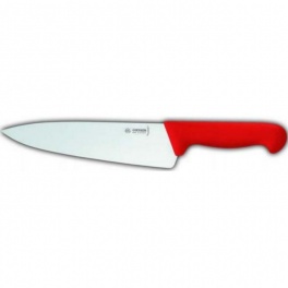 Nůž kuchařský, délka 26 cm, barva červená