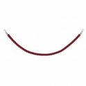 Provaz pletený, červený, délka 150 cm (ke stojanům na ohrazení prostoru)