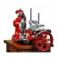 Nářezový stroj mechanický Retro Flywheel CE 300/L červený, prosciutto crudo