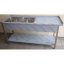 Stůl mycí nerezový dvoudřezový s plochou a policí, rozměr: 1800 x 700 x 900 mm, rozměr dřezu: 400 x 400 x 250 mm