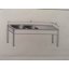 Stůl mycí nerezový dvoudřezový s pracovní plochou, rozměr (šxhxv): 1400 x 700 x 900 mm, (dřez 500 x 500 x 250 mm)