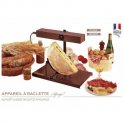 Raclette party gril Alpage 01NX nerez na 1/2 bochníku sýra