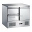 Chladící stůl Saladeta MS-901D2GR (1x dveře, 2x zásuvka / 900 mm)