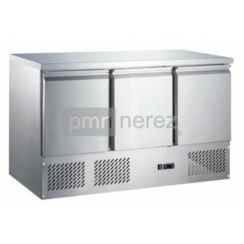 Chladící stůl Saladeta MS-1371GR (3x dveře / 1365 mm)