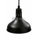 Infra lampa závěsná - černá (Ø 29 cm)