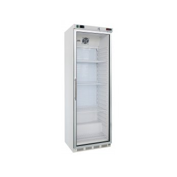 Lednice nerezová DR 400/GSS RedFox, prosklené dveře