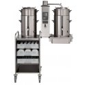 Překapávač kávy nástěnný B5 HW W 400V s kohoutem - 2x5L - ploché filtry