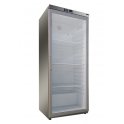Lednice nerezová DR 400/GSS RedFox, prosklené dveře