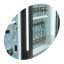 Chladicí skříň prosklené kř. dveře Tefcold Atom Maxi C3DB