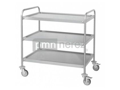 servirovaci vozik se tremi policemi 1000 x 500 x 850 940 mm
